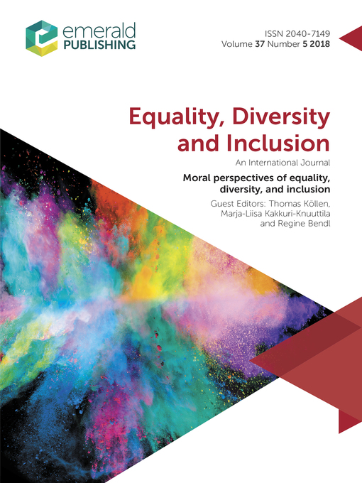 Title details for Equality, Diversity and Inclusion: An International Journal, Volume 37, Number 5 by Thomas Köllen - Wait list